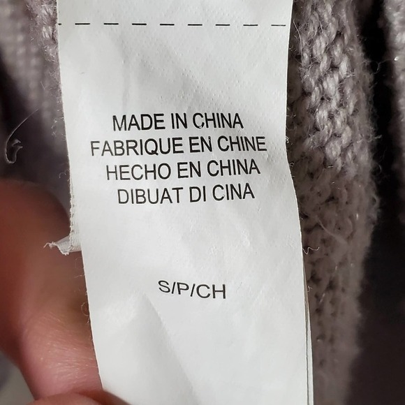 Lucky Brand Split Back Layered Sweater Beige Size Small - Picture 13 of 14